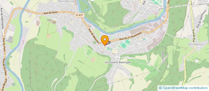localisation de l'entreprise MONSIEUR ANTRANIK ATASHIAN à MANDEURE