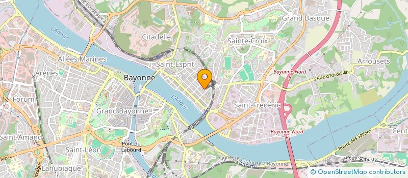 localisation de l'entreprise MONSIEUR ANTSONIAINA RAKOTOSON à BAYONNE