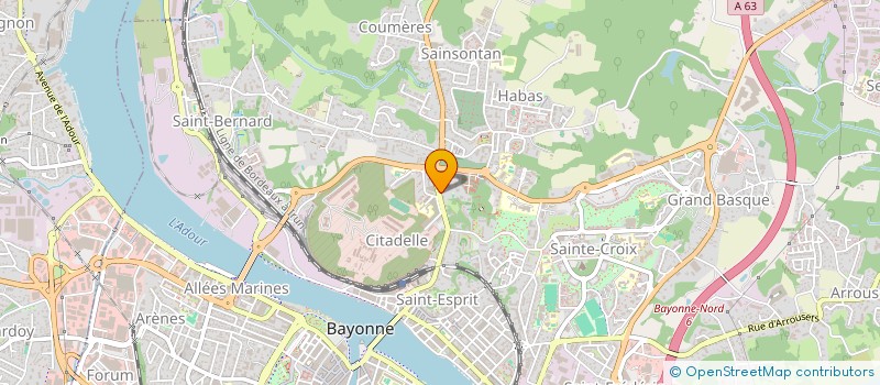 localisation de l'entreprise MONSIEUR ANTTON CALIOT à BAYONNE