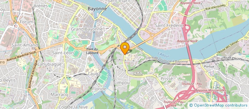 localisation de l'entreprise MONSIEUR ANTTON ETCHEVERRIA à BAYONNE