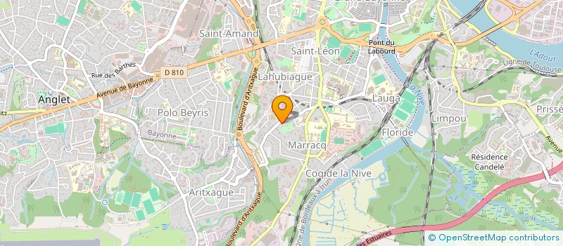 localisation de l'entreprise MONSIEUR ANTTON MARCOTTE  BAYONNE