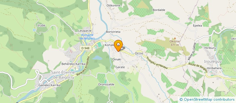 localisation de l'entreprise MONSIEUR ANTTON ROZADOS  SAINT-ETIENNE-DE-BAIGORRY