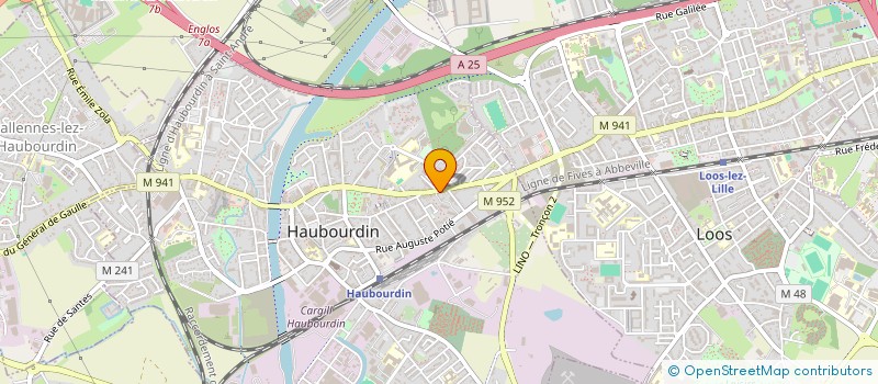 localisation de l'entreprise MONSIEUR ANTWI KWAKU ADDO  HAUBOURDIN