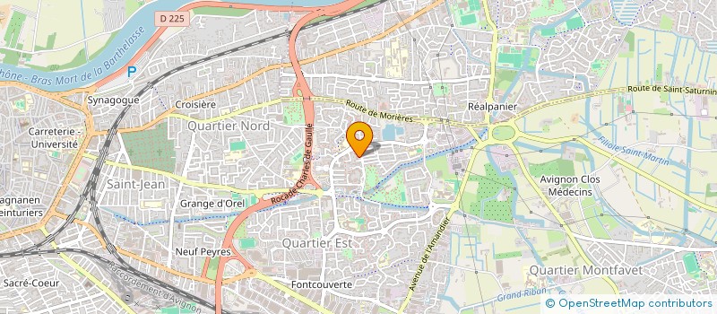 localisation de l'entreprise MONSIEUR ANUAR EL BADAOUI REDDAM  AVIGNON