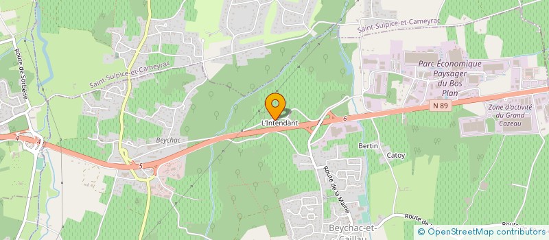 localisation de l'entreprise MONSIEUR ANUAR KURMANALIYEV  BEYCHAC-ET-CAILLAU