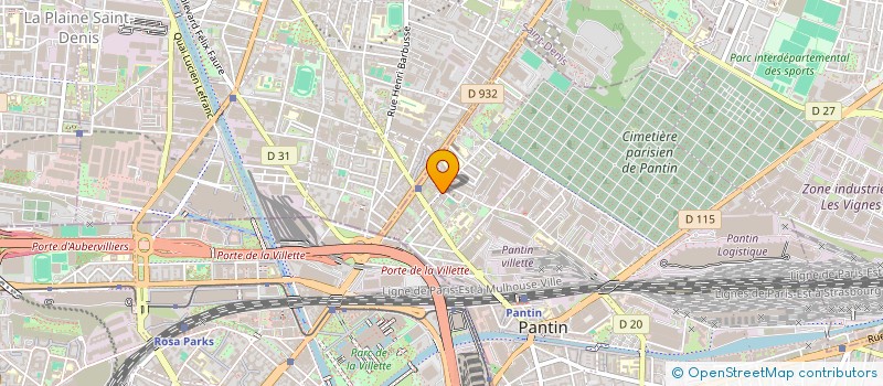 localisation de l'entreprise MONSIEUR ANUPUM MAZUMDER  PANTIN