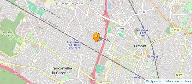 localisation de l'entreprise MONSIEUR ANUSAN KANNATHASAN  ERMONT