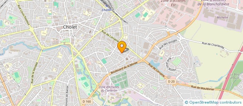 localisation de l'entreprise MONSIEUR ANWAR ADOUD ALI à CHOLET