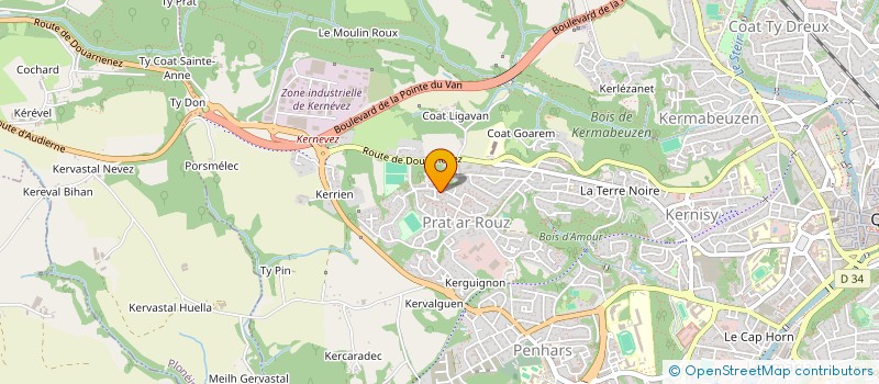 localisation de l'entreprise MONSIEUR ANWAR AL ASKAR  QUIMPER