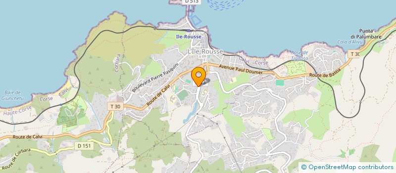 localisation de l'entreprise MONSIEUR ANWAR AMASSROUK à L'ILE-ROUSSE
