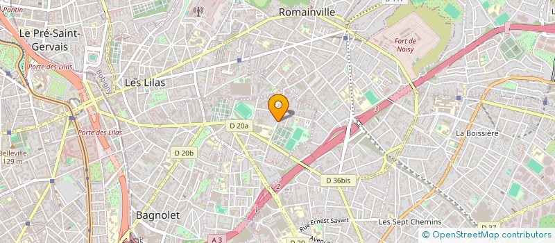 localisation de l'entreprise MONSIEUR ANWAR AMRANI à BAGNOLET