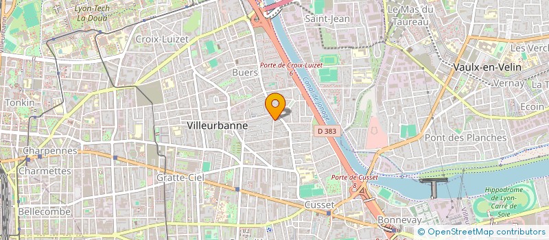 localisation de l'entreprise MONSIEUR ANWAR CHAMHNOUN  VILLEURBANNE