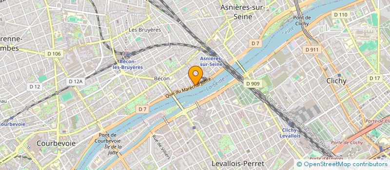 localisation de l'entreprise MONSIEUR ANWAR DERRASSI à COURBEVOIE