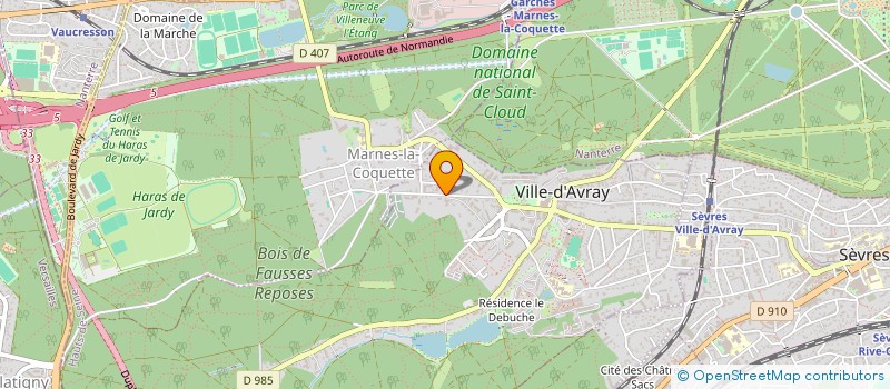 localisation de l'entreprise MONSIEUR ANWAR IBRAHIMI  VILLE-D'AVRAY