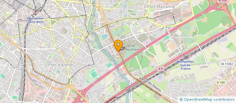 localisation de l'entreprise MONSIEUR ANWAR KERCHAOUI à MONTPELLIER