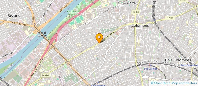 localisation de l'entreprise MONSIEUR ANWAR MOHAMED à COLOMBES