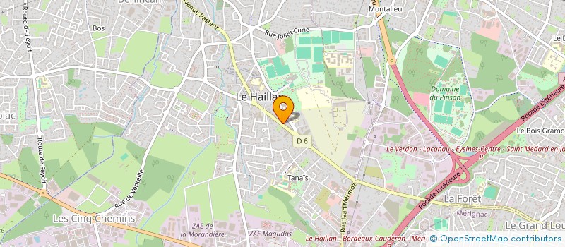 localisation de l'entreprise MONSIEUR ANWAR MOHAMMADI  LE HAILLAN