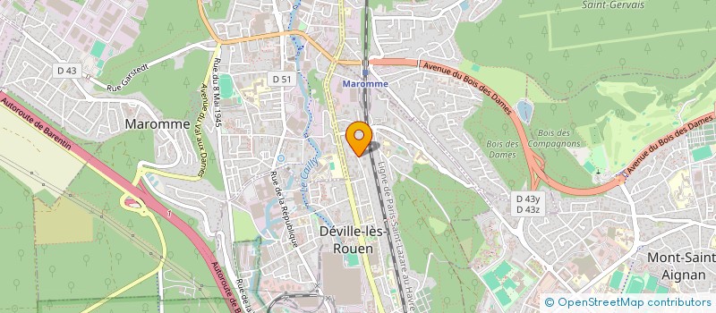 localisation de l'entreprise MONSIEUR ANWAR OMER  DEVILLE-LES-ROUEN