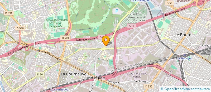 localisation de l'entreprise MONSIEUR ANWAR SAWANI à LA COURNEUVE