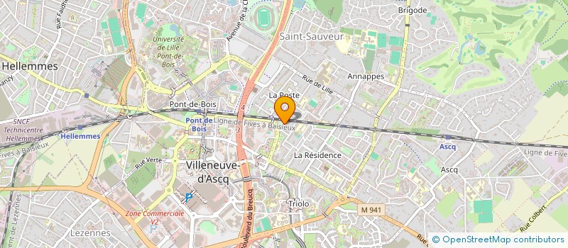 localisation de l'entreprise MONSIEUR ANWAR ZEB  VILLENEUVE-D'ASCQ