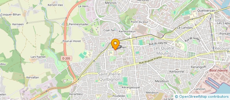 localisation de l'entreprise MONSIEUR ANZIZE AYOUBA à BREST