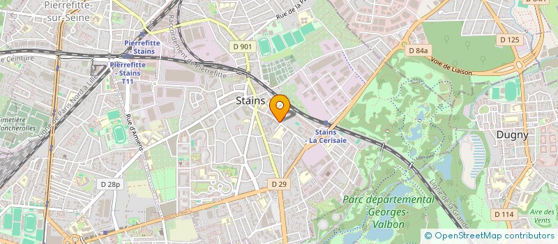 localisation de l'entreprise MONSIEUR ANZIZE MOUSSA M'MADI  STAINS