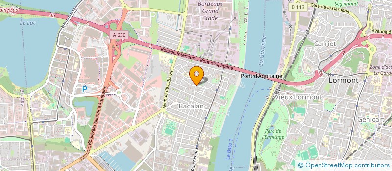 localisation de l'entreprise MONSIEUR ANZOR ASOEV  BORDEAUX