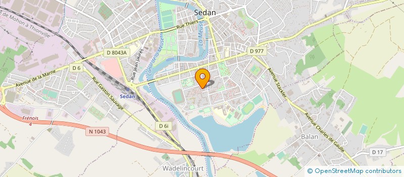 localisation de l'entreprise MONSIEUR AOMAR AFGOUR à SEDAN