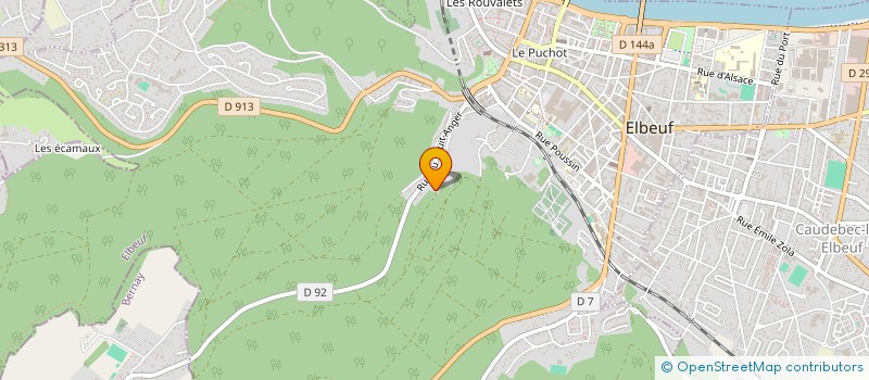 localisation de l'entreprise MONSIEUR AOMAR BEN SAYAH  ELBEUF