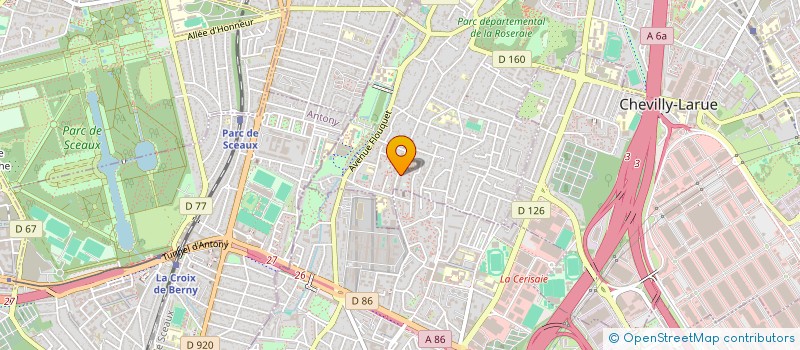 localisation de l'entreprise MONSIEUR AOMAR CHERFI  L'HAY-LES-ROSES