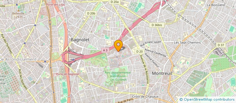 localisation de l'entreprise MONSIEUR AOMAR HAMOUDI à MONTREUIL