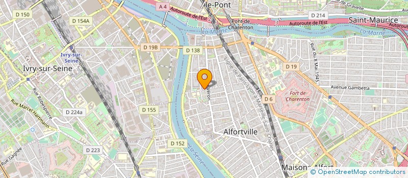 localisation de l'entreprise MONSIEUR AOMAR IMADOUCHENE à ALFORTVILLE