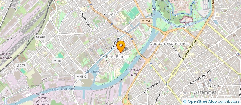 localisation de l'entreprise MONSIEUR AOMAR LEMOUDEN  LILLE