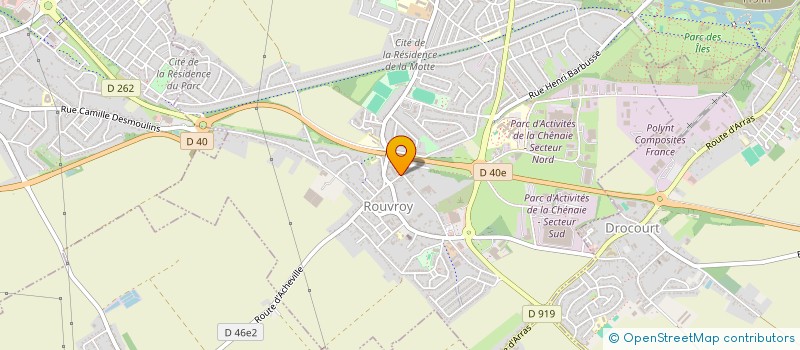 localisation de l'entreprise MONSIEUR AOMAR REHMANI  ROUVROY