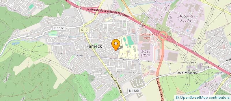 localisation de l'entreprise MONSIEUR AOMAR SMAILI  FAMECK