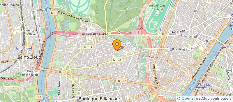 localisation de l'entreprise MONSIEUR AOMAR SOULAMI à BOULOGNE-BILLANCOURT