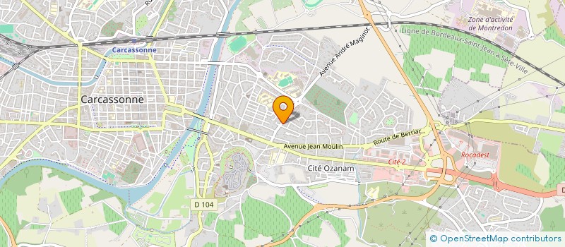localisation de l'entreprise MONSIEUR AOUED BELKHIR à CARCASSONNE