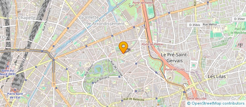 localisation de l'entreprise MONSIEUR AOUED CHENAFA  PARIS