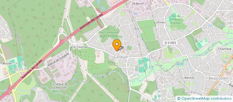 localisation de l'entreprise MONSIEUR AOULADI MLAMALI  CANEJAN