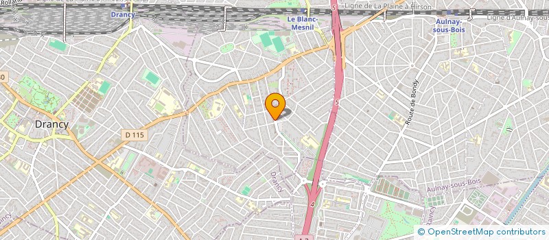 localisation de l'entreprise MONSIEUR APARECIDO DA SILVA à LE BLANC-MESNIL