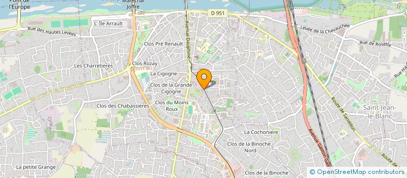 localisation de l'entreprise MONSIEUR APAZ ANJO GABRIEL à ORLEANS