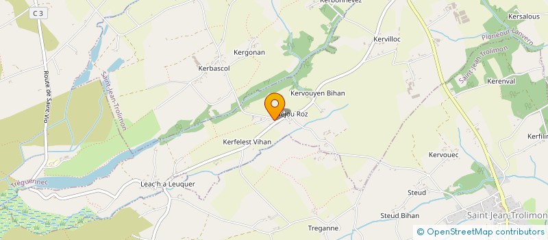 localisation de l'entreprise MONSIEUR APEHAU TCHING PIOU à PLONEOUR LANVERN