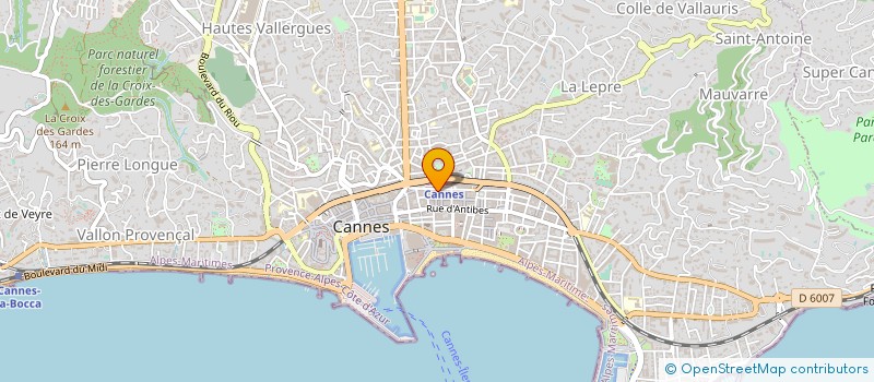 localisation de l'entreprise MONSIEUR APOLINAR CO  CANNES