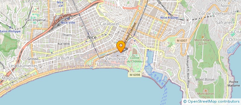 localisation de l'entreprise MONSIEUR APOLINARIO RODRIGUES GOMMES  NICE