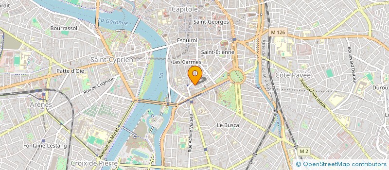 localisation de l'entreprise MONSIEUR APOLLINAIRE LEGROS GIMBERT  TOULOUSE