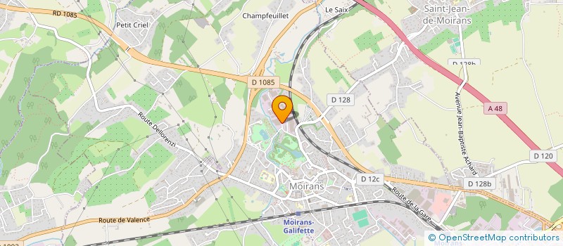 localisation de l'entreprise MONSIEUR APPHIEN-OPHRYS DJOUAD  MOIRANS