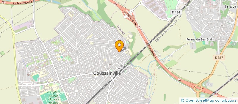 localisation de l'entreprise MONSIEUR AQUIB RAZZAQ  GOUSSAINVILLE