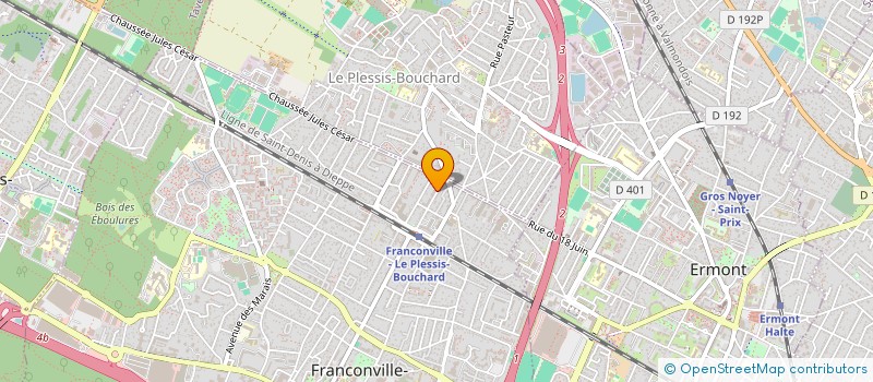 localisation de l'entreprise MONSIEUR AQUILES SANTOS TRINDADE  FRANCONVILLE