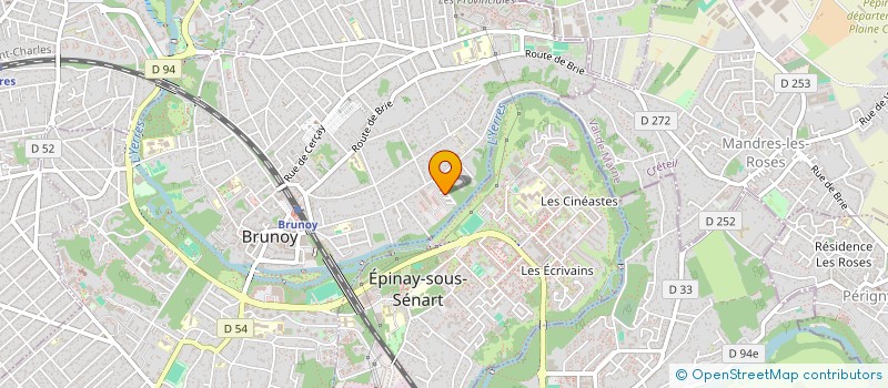 localisation de l'entreprise MONSIEUR AQUILINO LOPES DE PINA CORREIA à BRUNOY