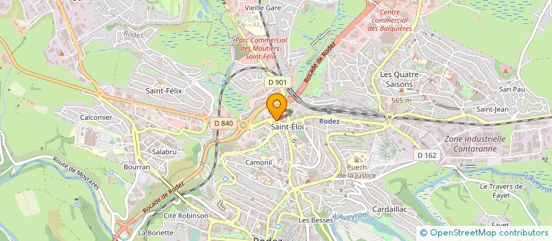 localisation de l'entreprise MONSIEUR ARA ARUTSIUNIAN  RODEZ